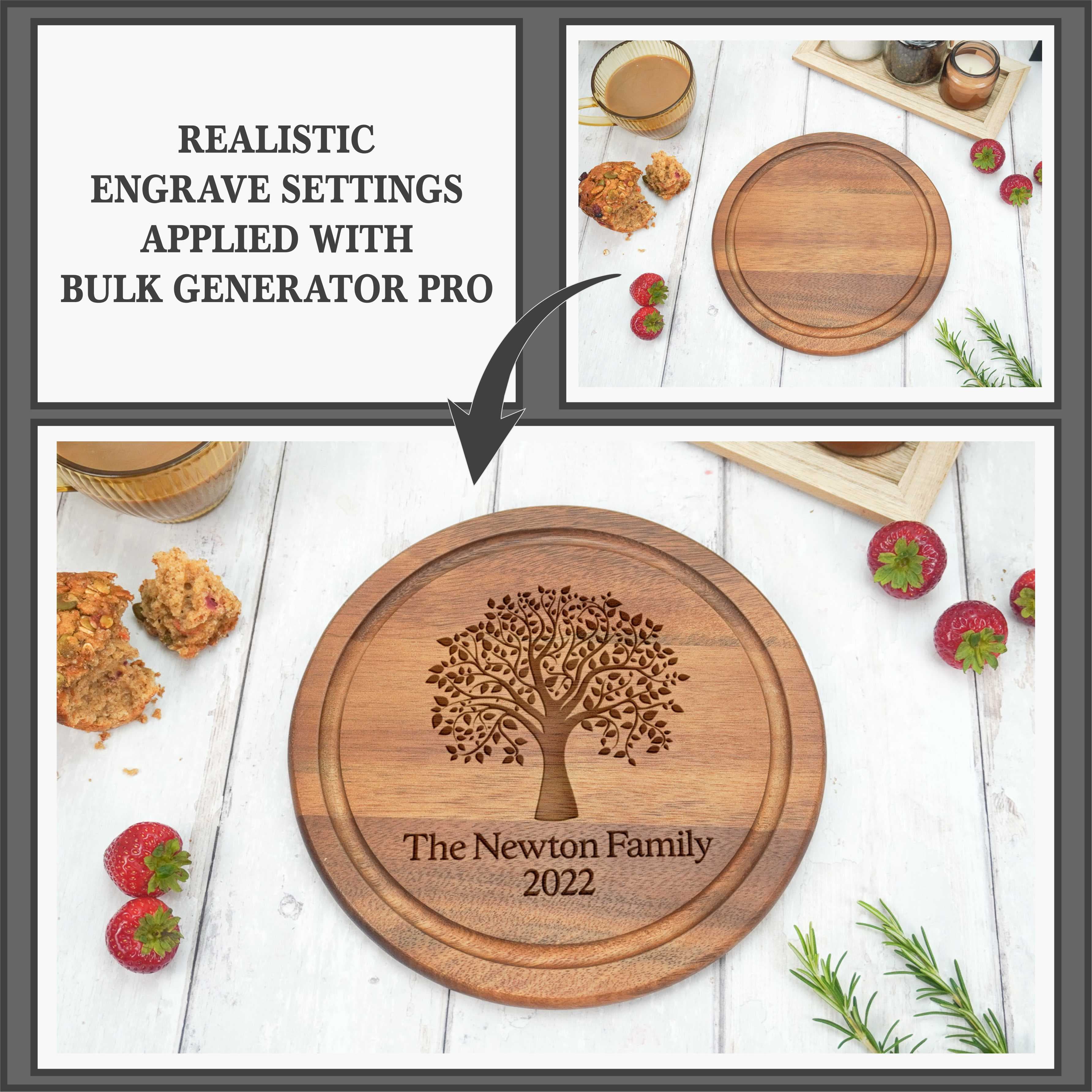 Acacia Wood Round Chopping Board
